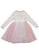 Petite Hailey Petite Hailey Girls' Multi Cut Tutu Dress - 1