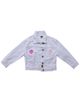 Petite Hailey Petite Hailey Girls' Patched Denim Jacket - 1