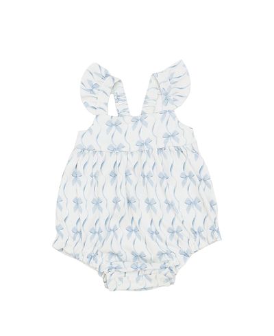 Petite Hailey Petite Hailey Girls' Ruffle Bubble Romper