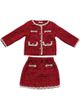 Petite Hailey Petite Hailey Girls' Tweed Jacket Set - 1