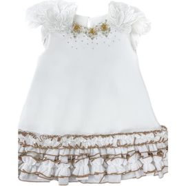 Petite Maison Kids Petite Maison Kids Angelina White Feather Wings Dress 