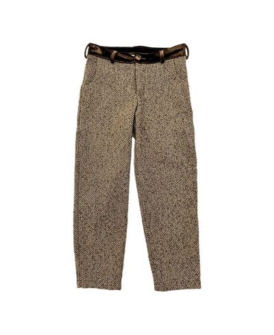 Petite Maison Kids Petite Maison Kids Boys' Herringbone Tweed Pants