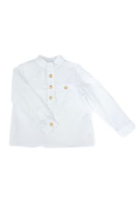 Petite Maison Kids Petite Maison Kids Charlie White Mandarin Collar Shirt 