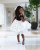 Petite Maison Kids Petite Maison Kids Girls' Audrey Ceremony Dress with Black Velvet Top and White Sateen Skirt - 2