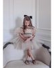 Petite Maison Kids Petite Maison Kids Girls' Coco Caramel Tulle Dress with Sheer Puff Tulle Sleeves - 4