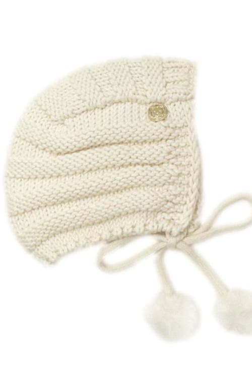 Petite Maison Kids Petite Maison Kids Oatmeal Organic Cotton Knit Bonnet 