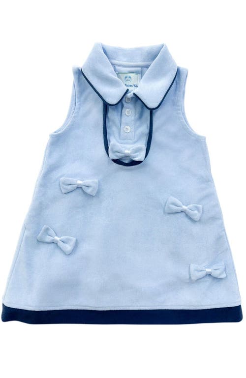 Petite Maison Kids Petite Maison Kids Terry Baby Blue Dress 