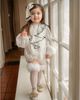 Petite Maison Kids Petite Maison Kids Unisex Petite Maison Gwen Romper with Cascading Black Trim Ruffle - 2