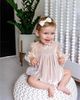 Petite Maison Kids Petite Maison Kids Unisex Petite Maison Helena Velour Romper with Organza Puff Sleeves - 2