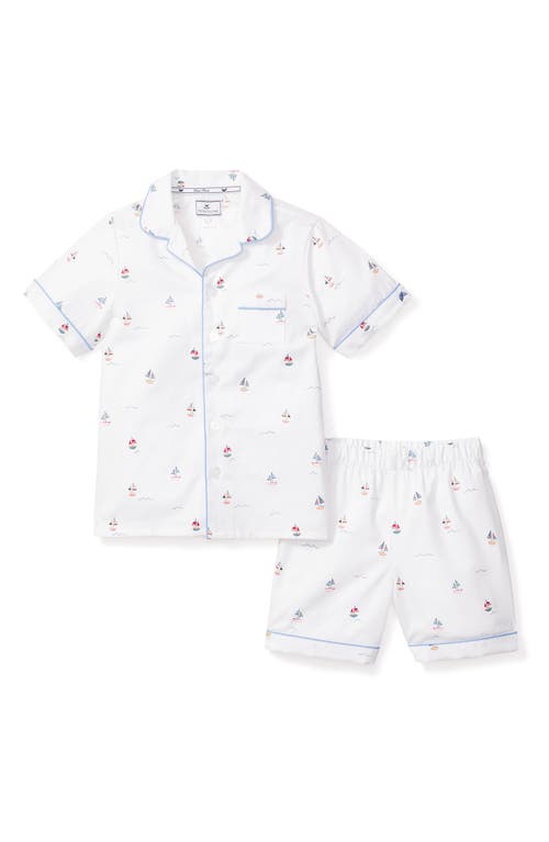 Petite Plume Petite Plume Bateau Classic Short Set