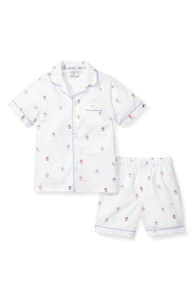 Petite Plume Petite Plume Bateau Classic Short Set