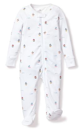 Petite Plume Petite Plume Bateau Pima Romper