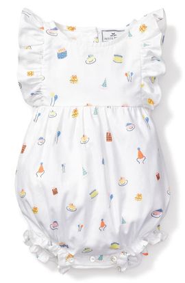Petite Plume Petite Plume Birthday Print Ruffle Romper