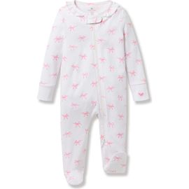Petite Plume Petite Plume Blushing Bows Pima Romper