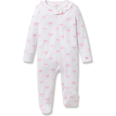 Petite Plume Petite Plume Blushing Bows Pima Romper