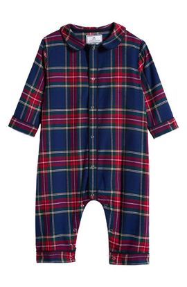 Petite Plume Petite Plume Cambridge Plaid Flannel Romper