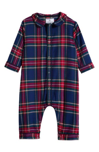 Petite Plume Petite Plume Cambridge Plaid Flannel Romper