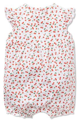 Petite Plume Petite Plume Cherry Orchard Pima Summer Romper
