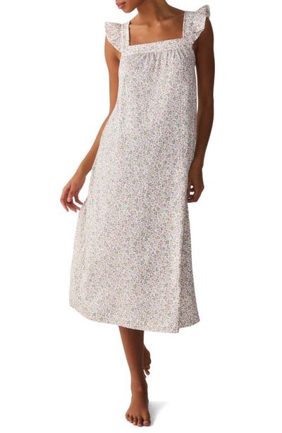 Petite Plume Petite Plume Clara Pima Cotton Midi Nightgown