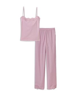 Petite Plume Petite Plume Cotton Voile Fleur Cami Pant Set