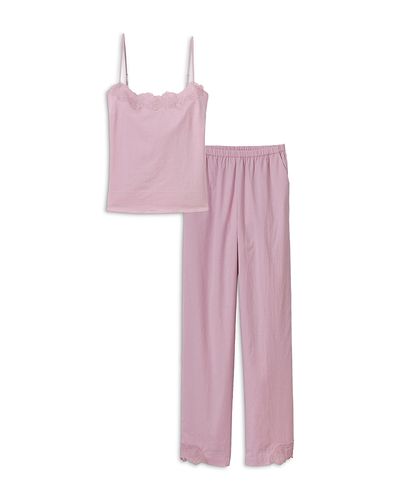 Petite Plume Petite Plume Cotton Voile Fleur Cami Pant Set