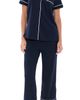 Petite Plume Petite Plume Cropped Pajamas Set NAVY - 1