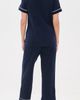 Petite Plume Petite Plume Cropped Pajamas Set NAVY - 3