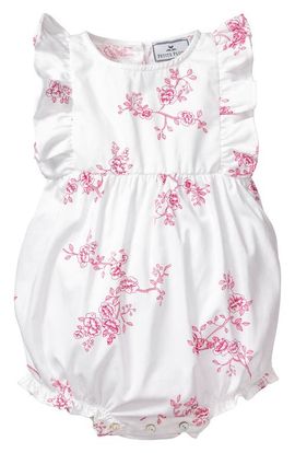 Petite Plume Petite Plume English Rose Floral Ruffled Romper