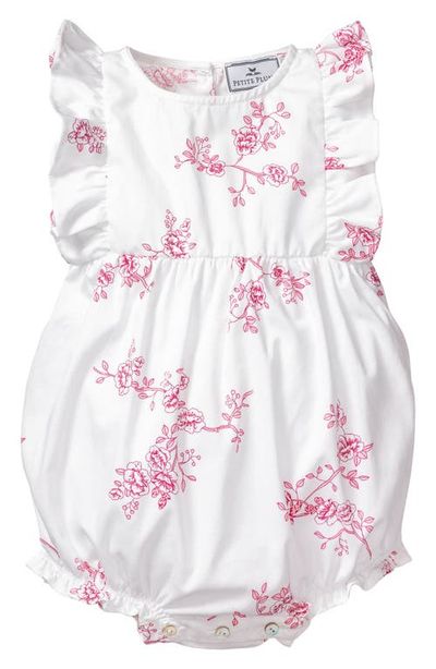 Petite Plume Petite Plume English Rose Floral Ruffled Romper