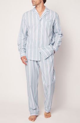 Petite Plume Petite Plume Featherweight Stripe Pima Cotton Pajamas