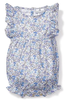 Petite Plume Petite Plume Fleur D'Azur Ruffled Romper