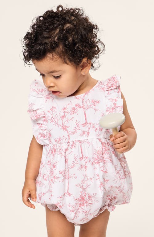 Petite Plume Petite Plume Floral Twill Ruffled Romper