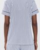 Petite Plume Petite Plume French Ticking Shorts Pajama Set NAVY - 3