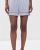 Petite Plume Petite Plume French Ticking Shorts Pajama Set NAVY - 5