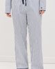 Petite Plume Petite Plume French Ticking Twill Pajamas White/Navy L - 5
