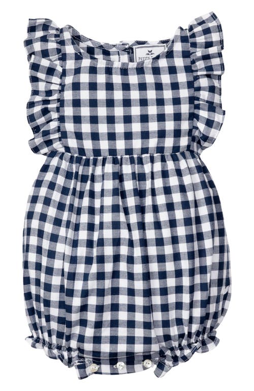 Petite Plume Petite Plume Gingham Ruffled Romper(Baby)