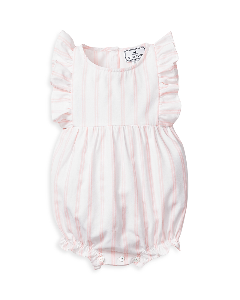 Petite Plume Petite Plume Girls' Striped Ruffled Romper