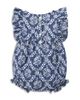 Petite Plume Petite Plume Girls' Twill Ruffled Romper - 2