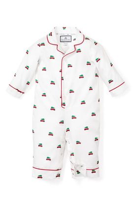 Petite Plume Petite Plume Holiday Journey Cotton Blend Romper