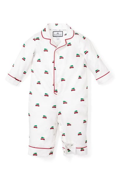 Petite Plume Petite Plume Holiday Journey Cotton Blend Romper