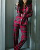Petite Plume Petite Plume Imperial Tartan Cotton Pajamas - 4