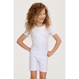 Petite Plume Petite Plume Kids' Fitted Pima Cotton Two-Piece Short Pajamas