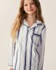 Petite Plume Petite Plume Kids' Stripe Twill Two-Piece Pajamas - 4