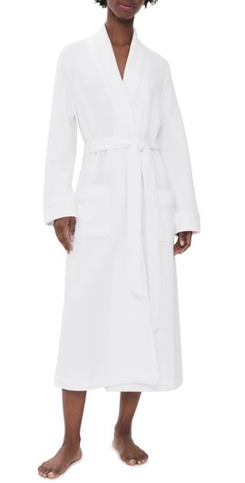 Petite Plume Petite Plume Luxe Pima Cotton Ophelia Robe White
