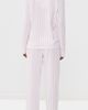 Petite Plume Petite Plume Luxe Pima Cotton Stripe Pajama Set White - 3