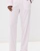 Petite Plume Petite Plume Luxe Pima Cotton Stripe Pajama Set White - 5