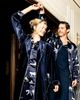Petite Plume Petite Plume Men's Mulberry Silk Panthere de Nuit Robe - 2