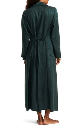 Petite Plume Petite Plume Mulberry Silk Jacquard Robe
