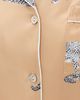 Petite Plume Petite Plume Mulberry Silk Panther Champagne Pajama Set Gold M - 6