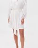 Petite Plume Petite Plume Mulberry Silk White Lace Robe White - 2